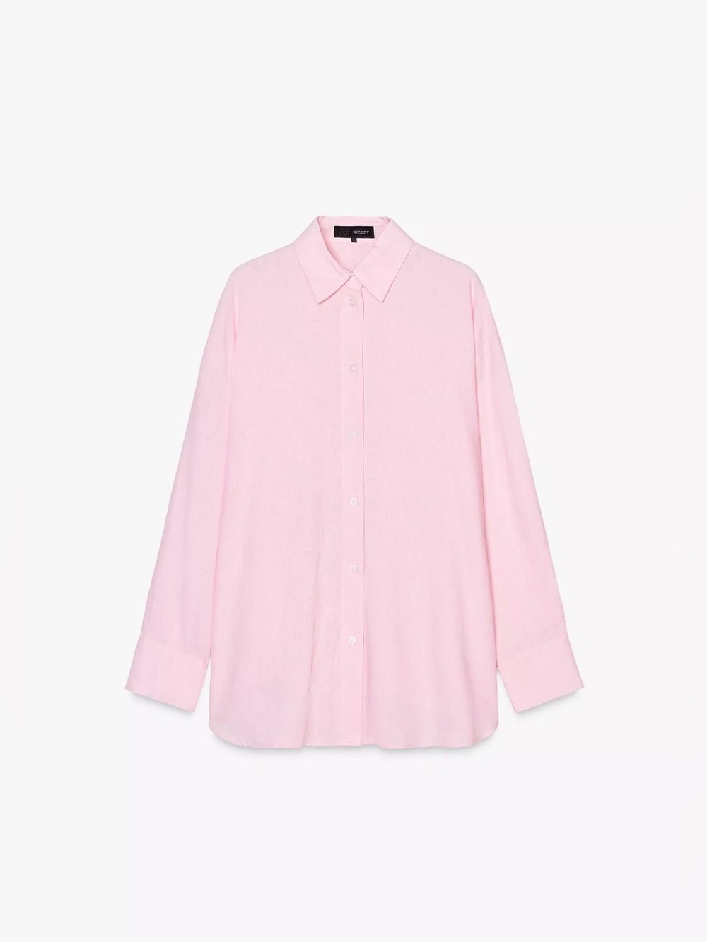 OVERSIZED LINEN BLEND SHIRT ZARA